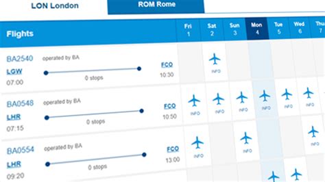 ba flight schedule today.